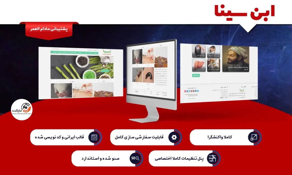 قالب وردپرس ابن سینا ویژگی های مناسب برای وبسایت های وردپرسی