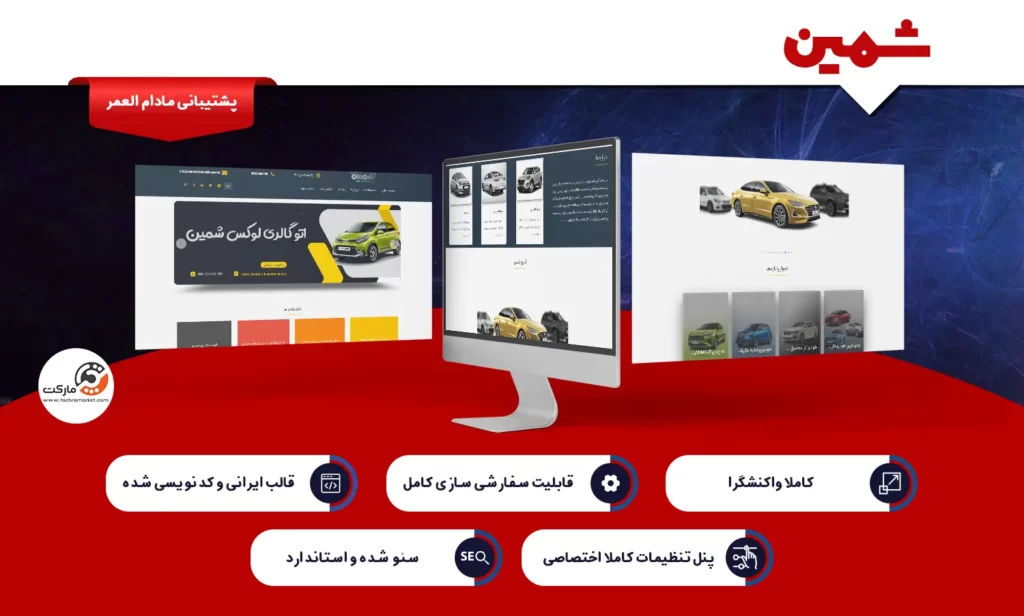 قالب وردپرس شمین ویژگی های مناسب برای وبسایت های وردپرسی