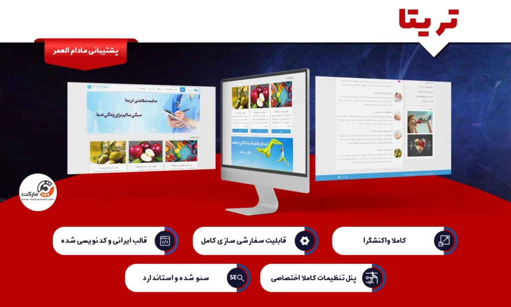 قالب وردپرس تریتا ویژگی های مناسب برای وبسایت های وردپرسی